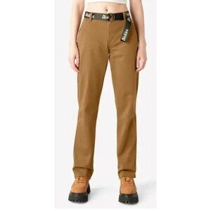 Dickies Brand Women's Relaxed Fit Carpenter Pants Brown Duck 27R